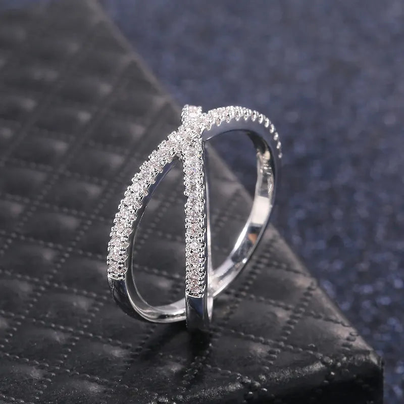 Luxury Overlapping ring