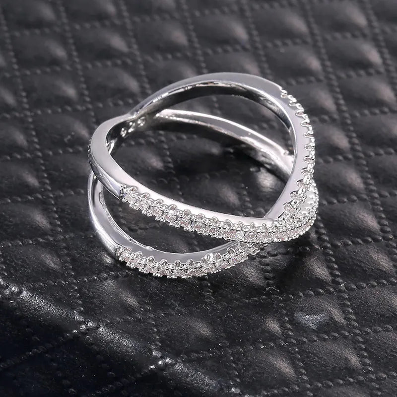 Luxury Overlapping ring