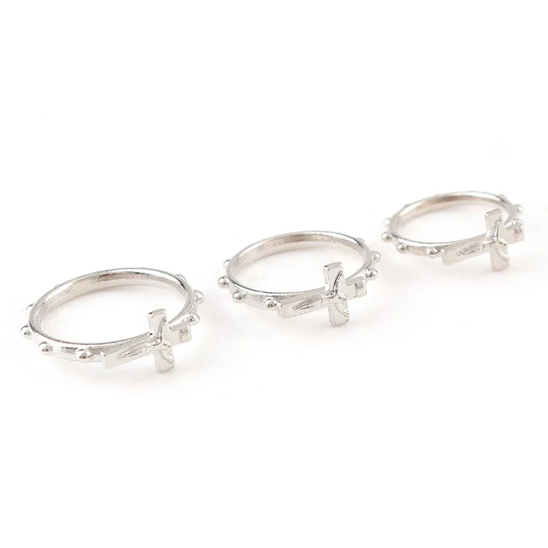 Cross Ring Set 12PCS/pack