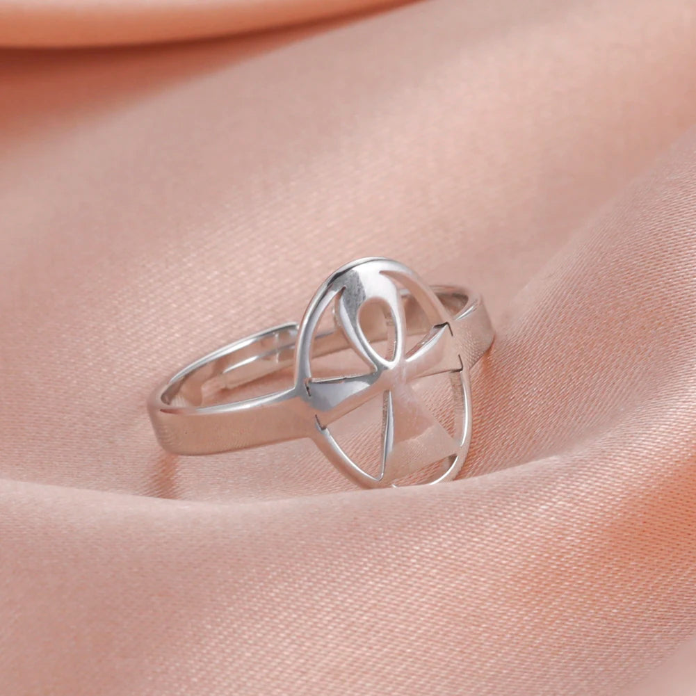 Stainless Steel Love Heart - Adjustable