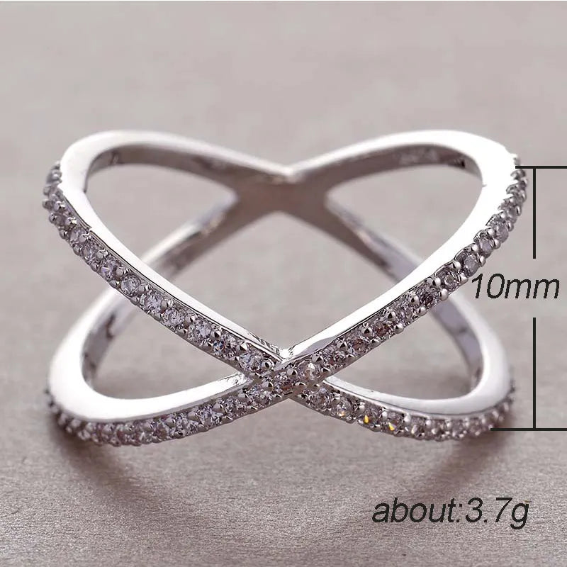 Luxury Overlapping ring