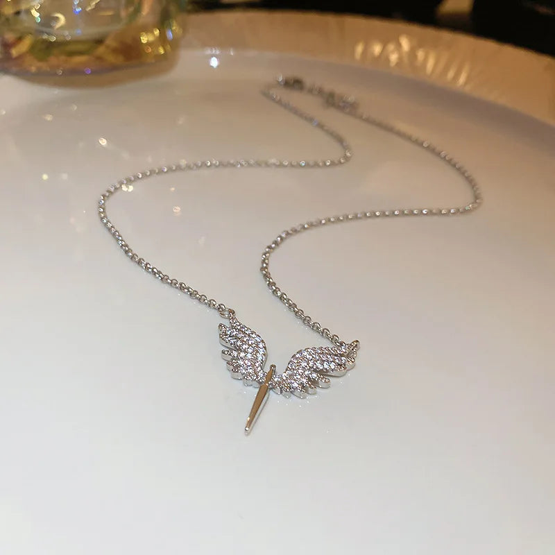 Angel Wings Pendant Necklace