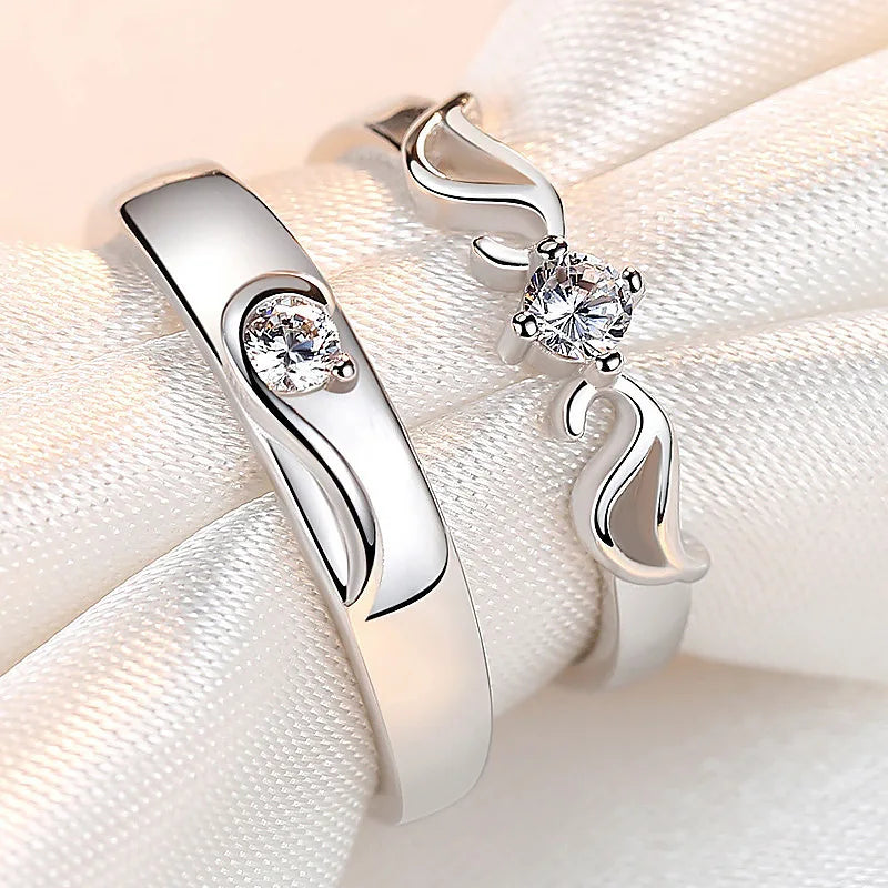 Luxury Micro Zircon Forever Love Rings