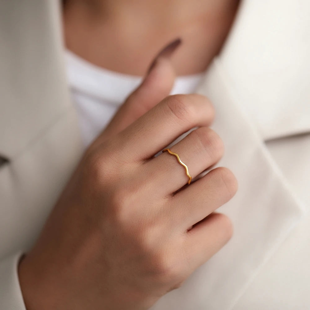 Sea Wave Ring