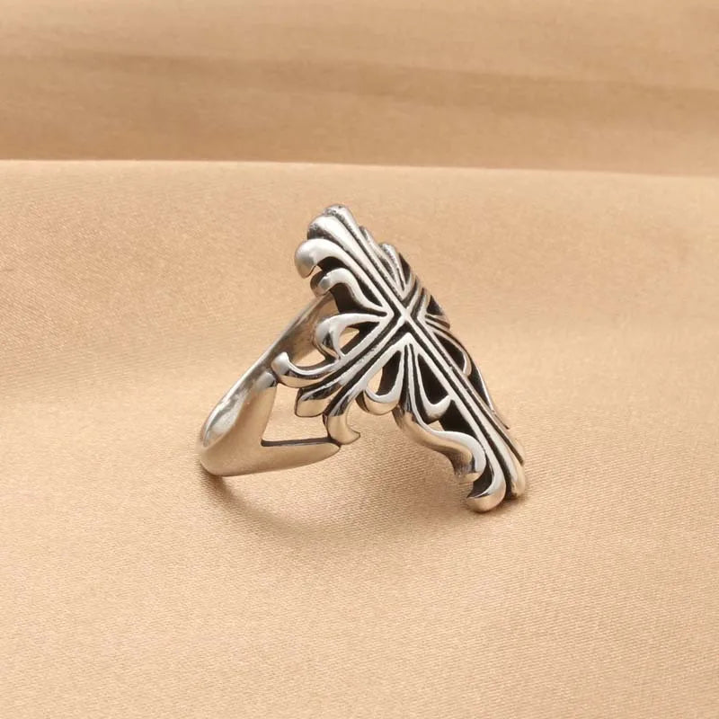 Gothic Cross Stainless Steel Ring