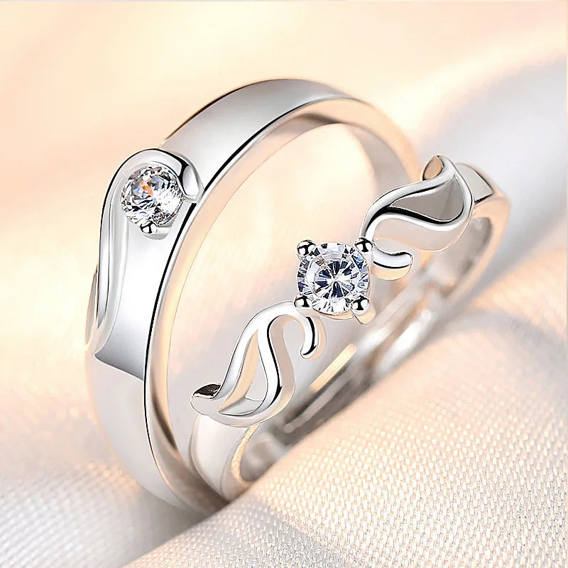 Luxury Micro Zircon Forever Love Rings