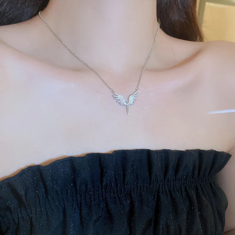 Angel Wings Pendant Necklace