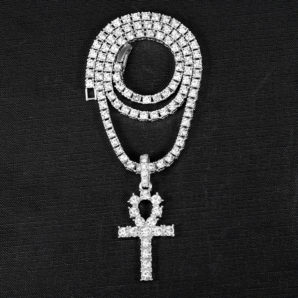 Religious chain cross necklace