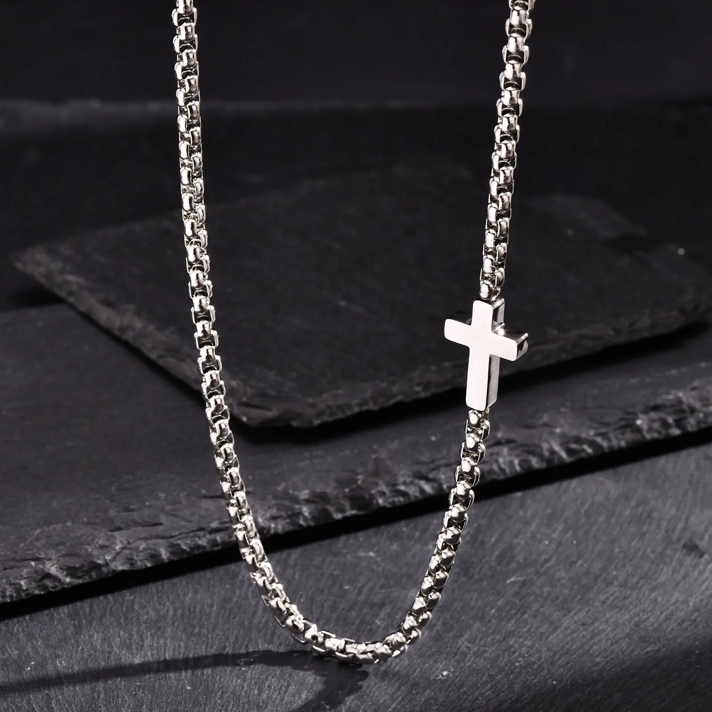 Cross necklace stainless steel