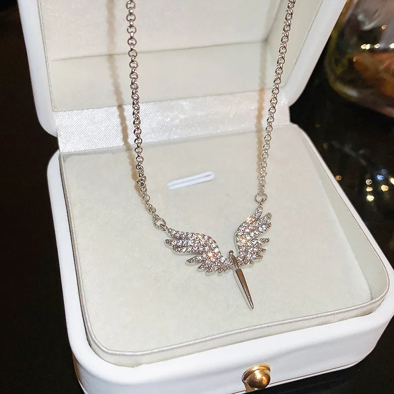 Angel Wings Pendant Necklace