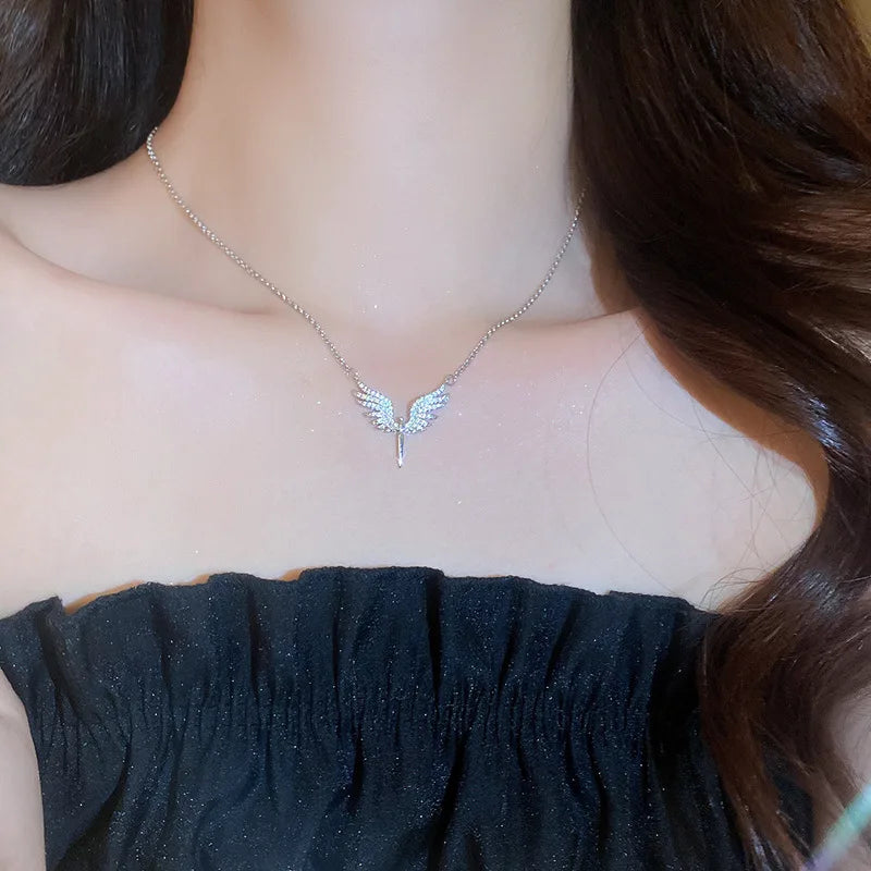 Angel Wings Pendant Necklace