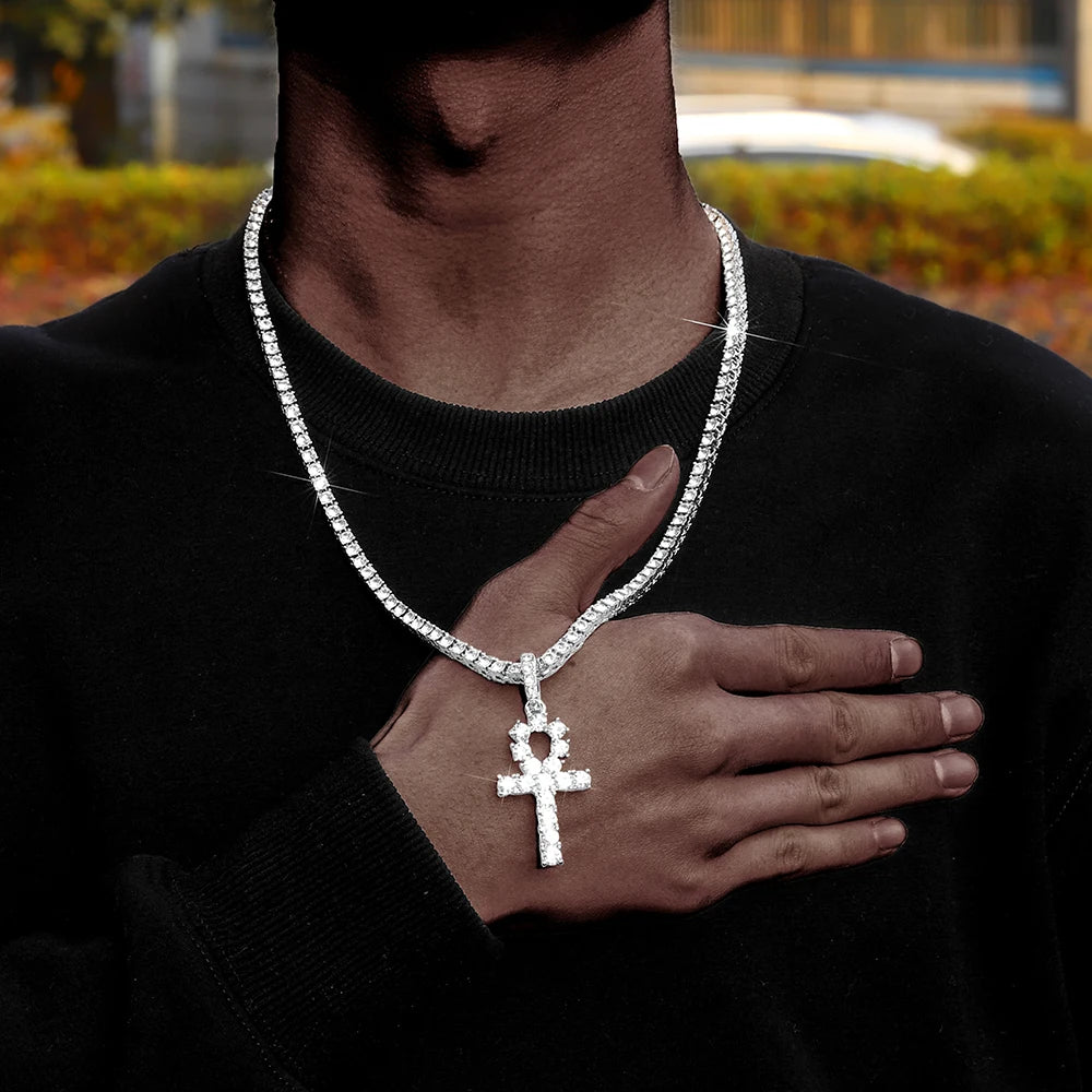 Religious chain cross necklace