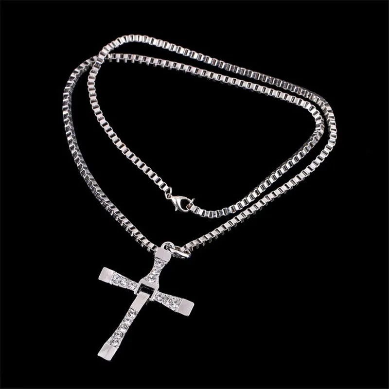 Diamond Cross Pendant Necklace