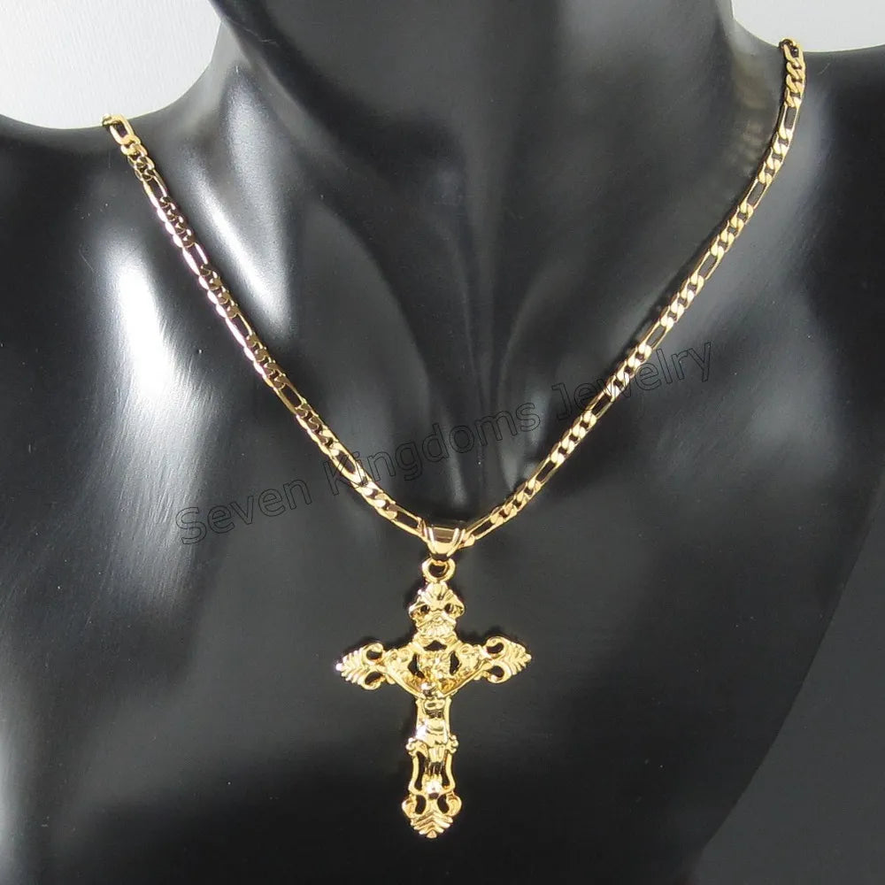 YELLOW GOLD PLATED 18" or 24" NECKLACE