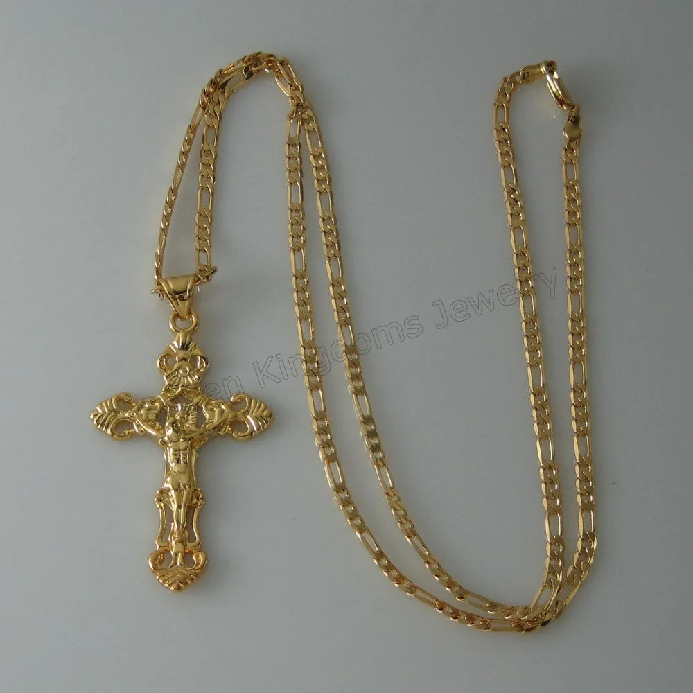 YELLOW GOLD PLATED 18" or 24" NECKLACE