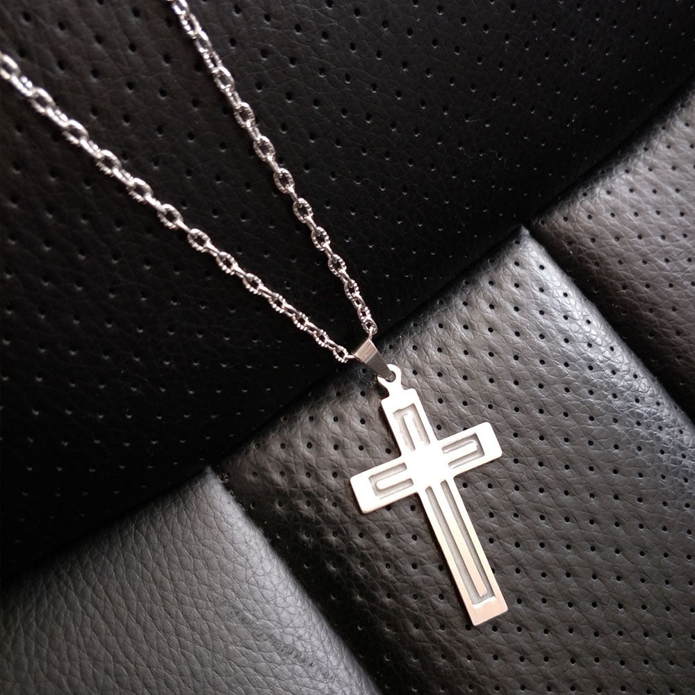 Glow in the Dark Cross Necklace