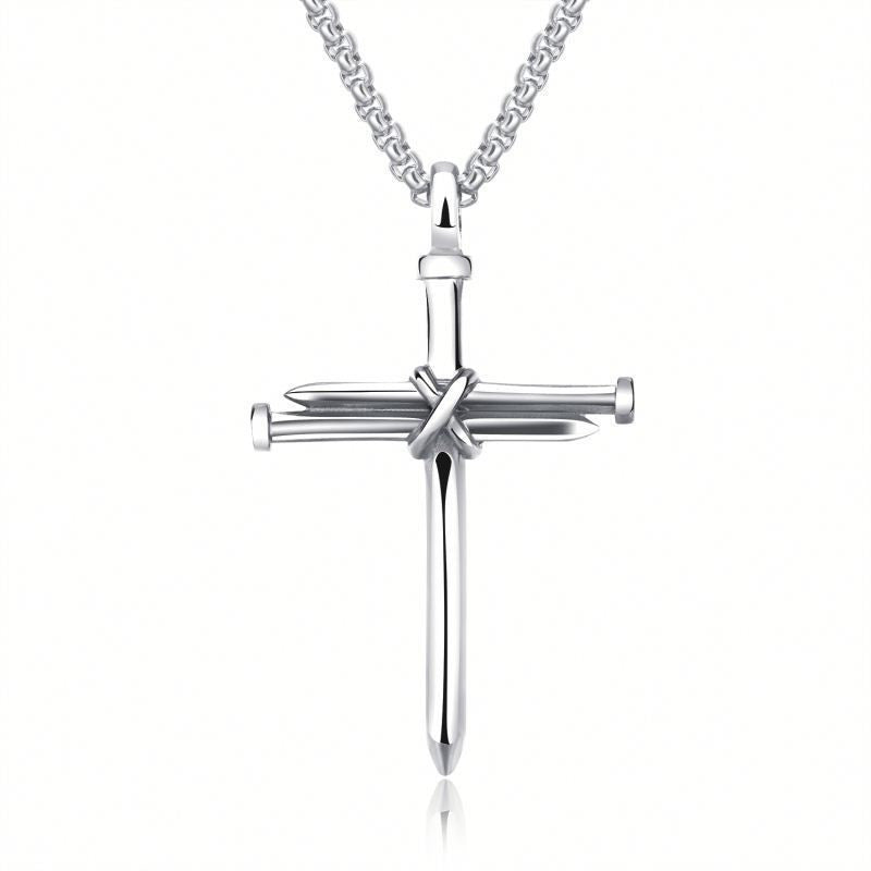 Cross Nail Necklace