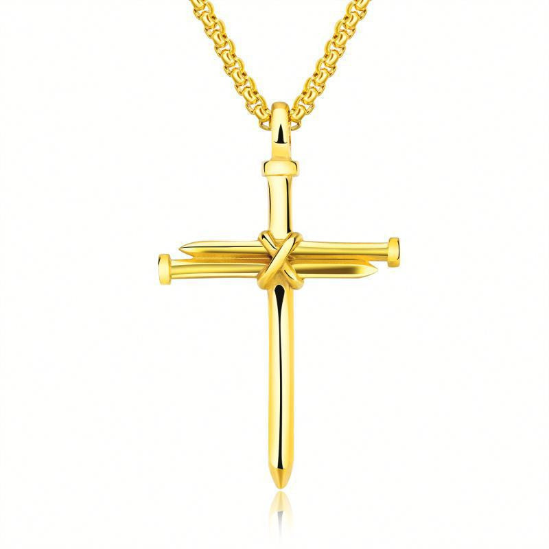 Cross Nail Necklace