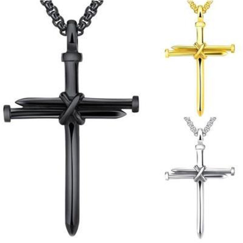 Cross Nail Necklace