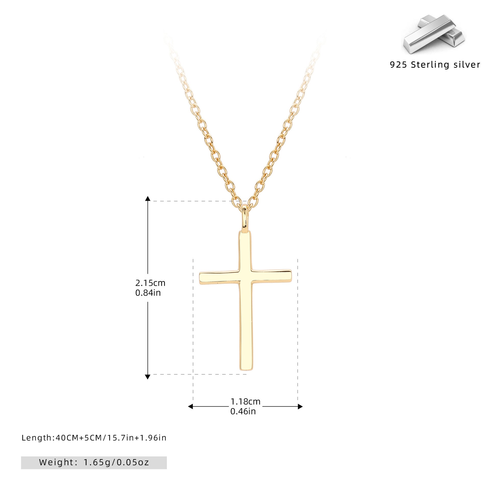 New S925 Sterling Silver Necklace