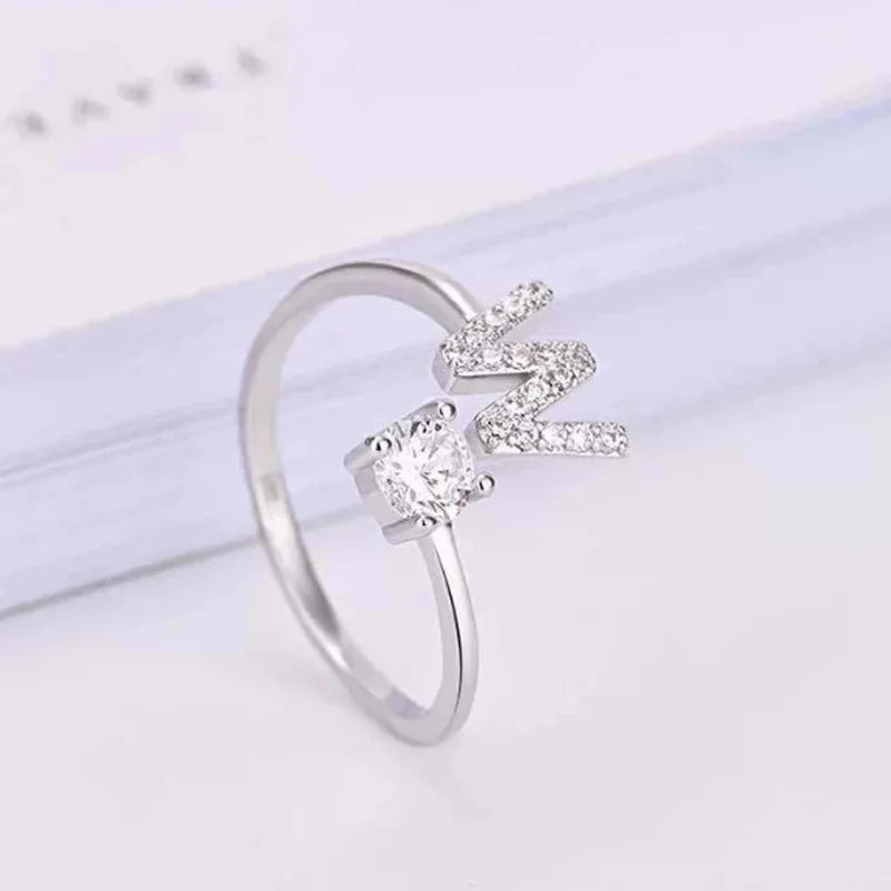 26 English Letter Rings A-Z