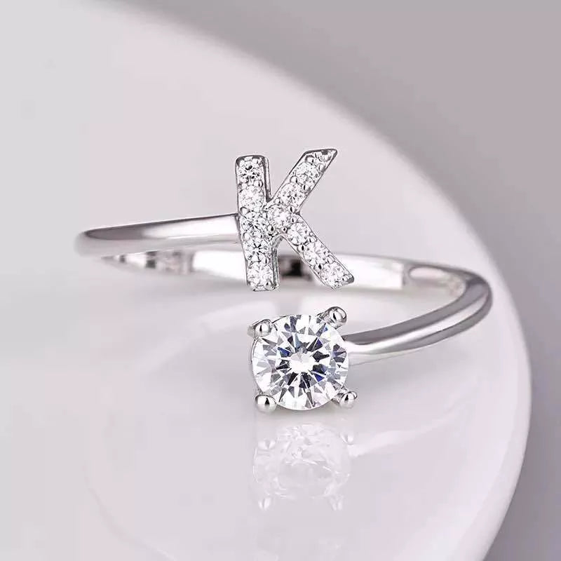 26 English Letter Rings A-Z