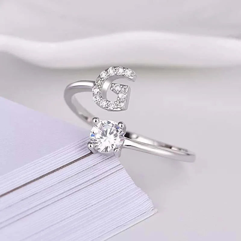 26 English Letter Rings A-Z