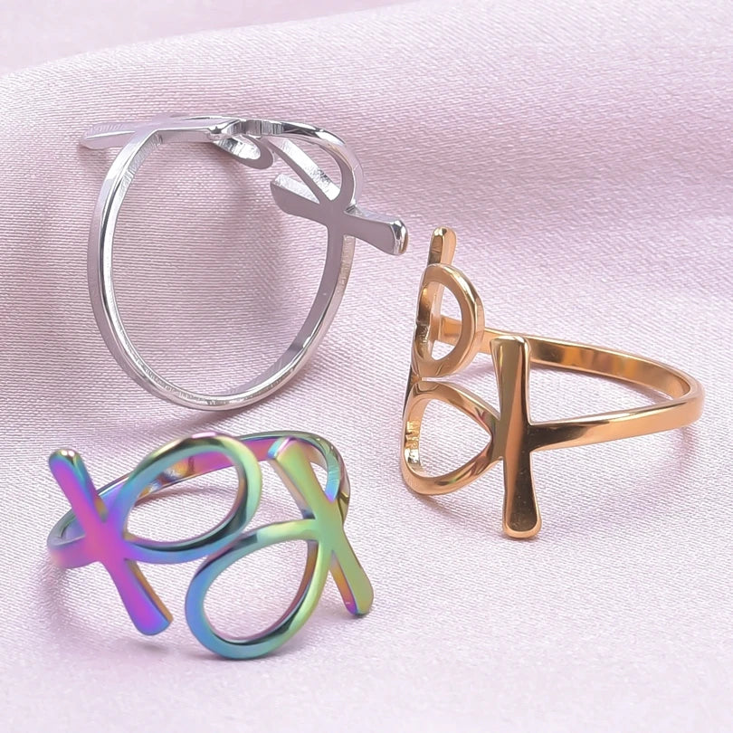 Religious Ankh Rings