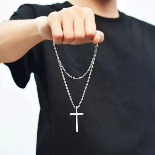 Hip Hop Cross Necklace