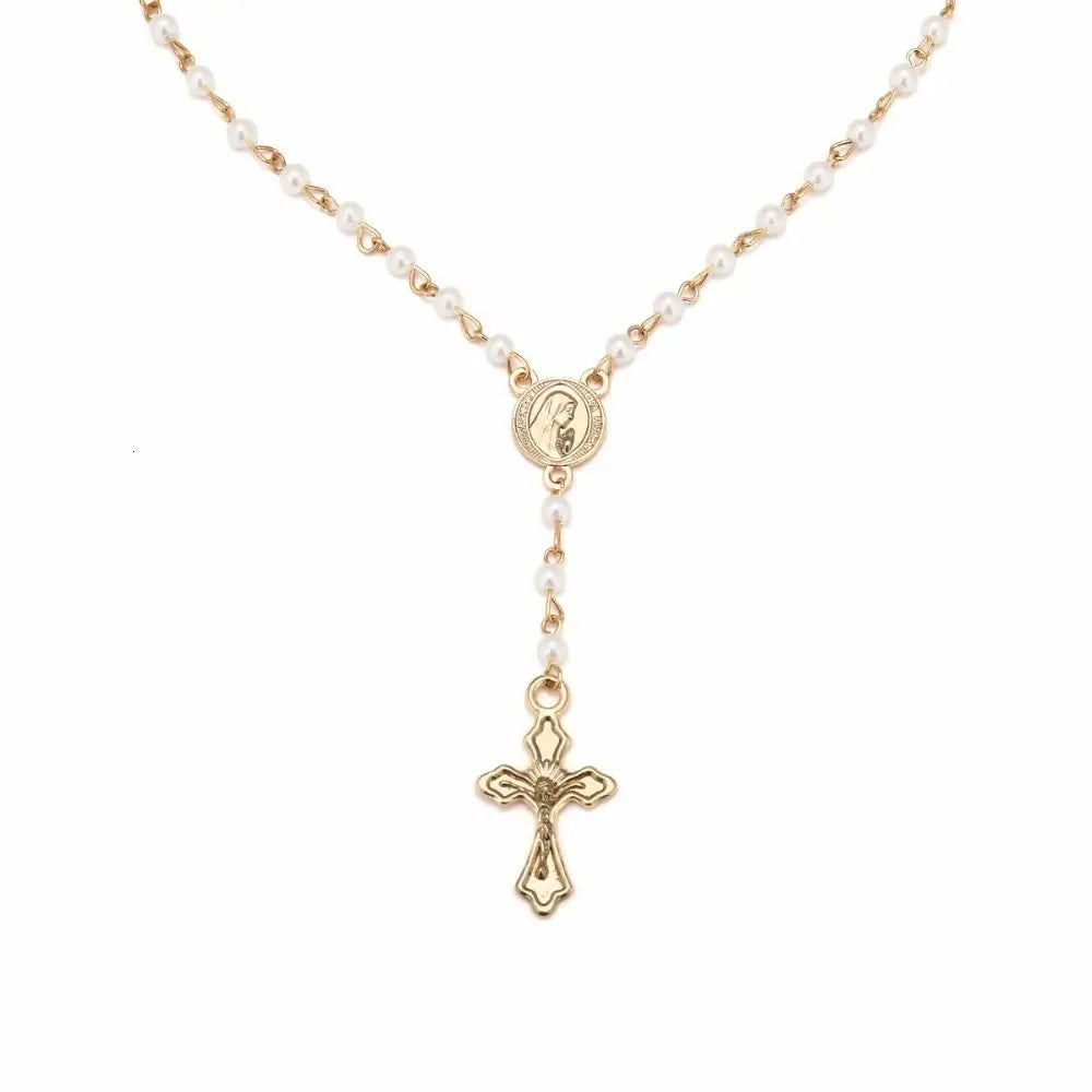 Rosary Coin Necklace