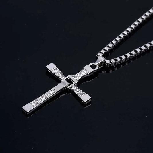 Diamond Cross Pendant Necklace