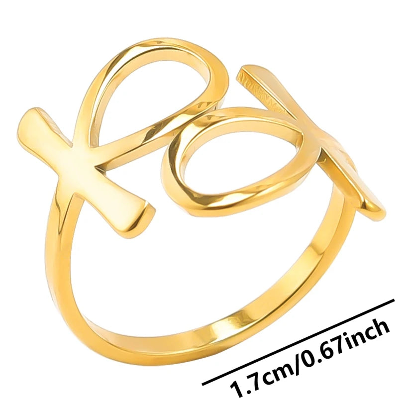Religious Ankh Rings