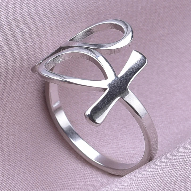 Religious Ankh Rings