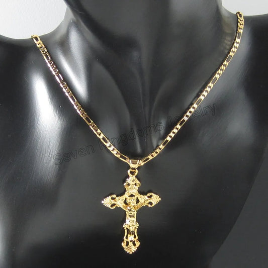 YELLOW GOLD PLATED 18" or 24" NECKLACE