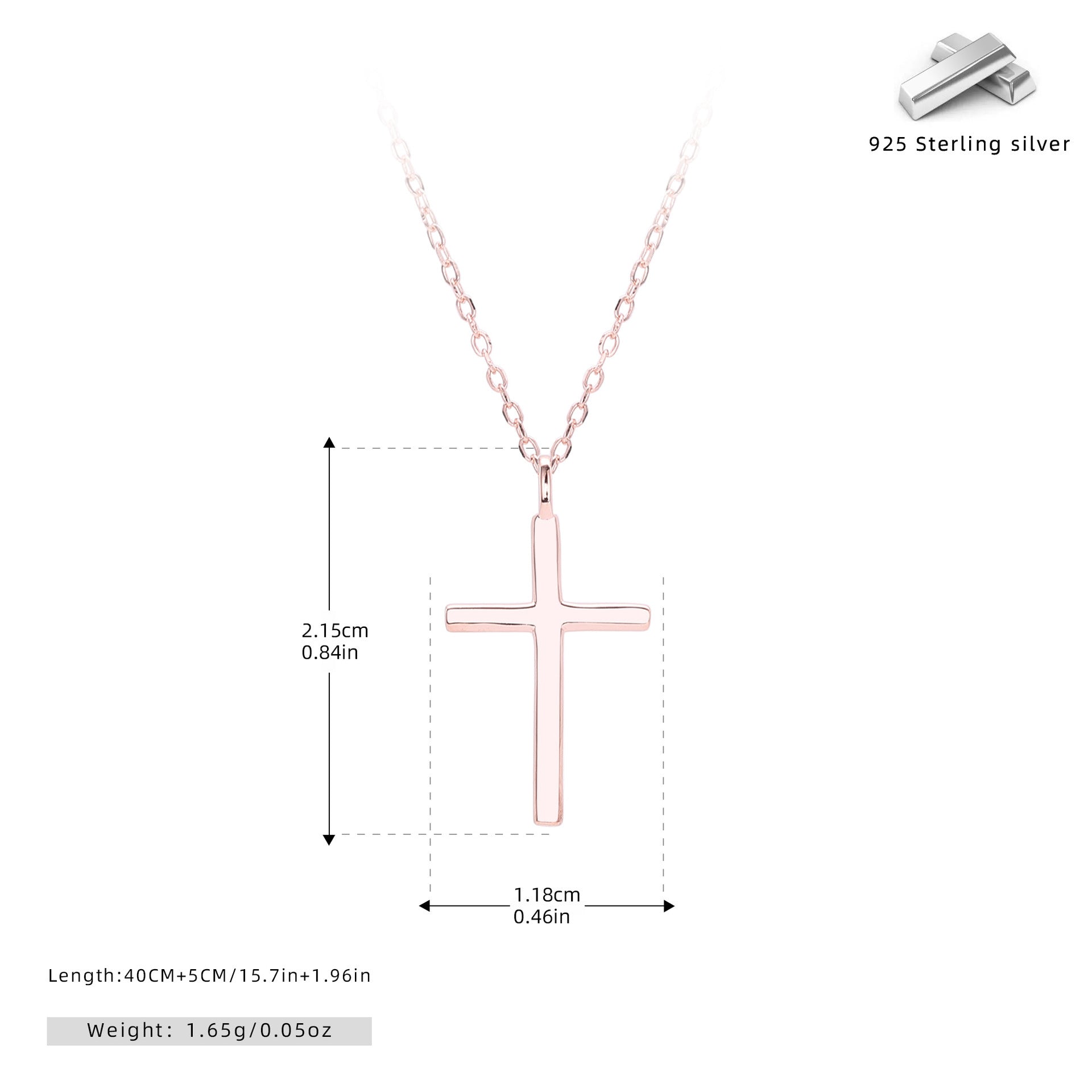 New S925 Sterling Silver Necklace
